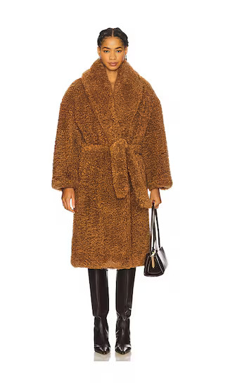 Long Teddy Wrap Coat | Revolve Clothing (Global)