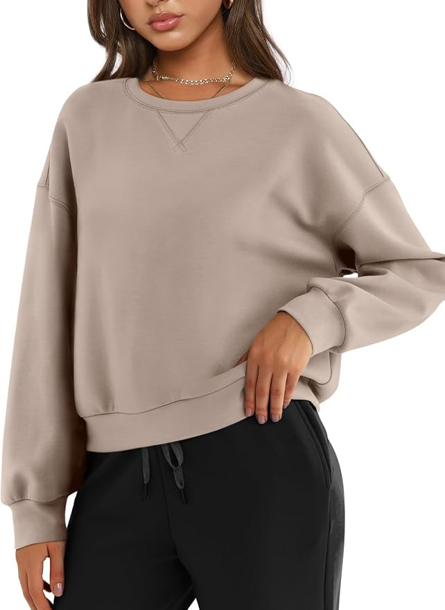 AUTOMET Womens Sweatshirts Hoodies Crewneck Pullover Sweaters Casual Comfy Tops Fall Outfits Fash... | Amazon (US)
