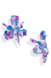 Lele Sadoughi Small Crystal Lily Earrings | Nordstrom | Nordstrom