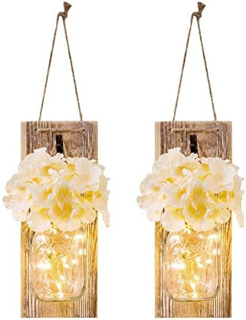 HAchoo Rustic Mason Jar Decorative Home Decoration Wall Decor - Living Decoration,Vintage Wrought... | Amazon (US)