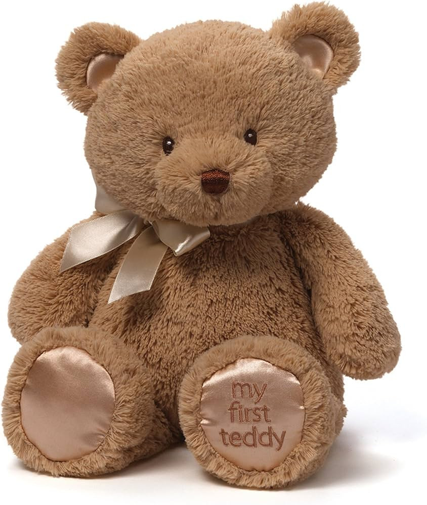 Baby GUND My First Teddy Bear, Ultra Soft Animal Plush Toy for Babies and Newborns, Tan, 15” | Amazon (US)