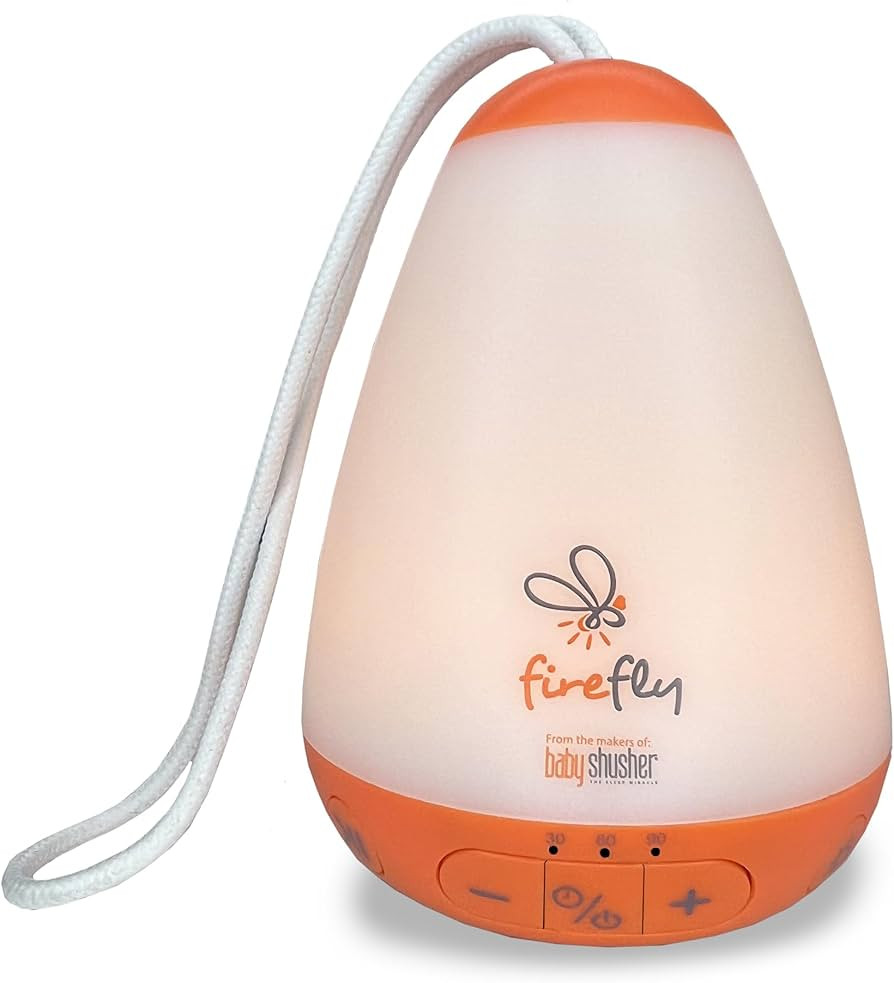 Baby Shusher Firefly - Portable Sound Machine Night Light for Baby | 30 60 90 Min Timer, or Conti... | Amazon (US)
