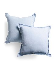 20x20 2pk Linen Pillow Set | Marshalls