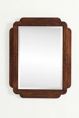 Betti Burl Wood Portrait Wall Mirror | Anthropologie (US)