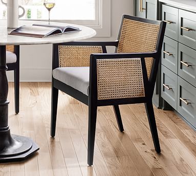 Lisbon Cane Dining Armchair | Pottery Barn (US)