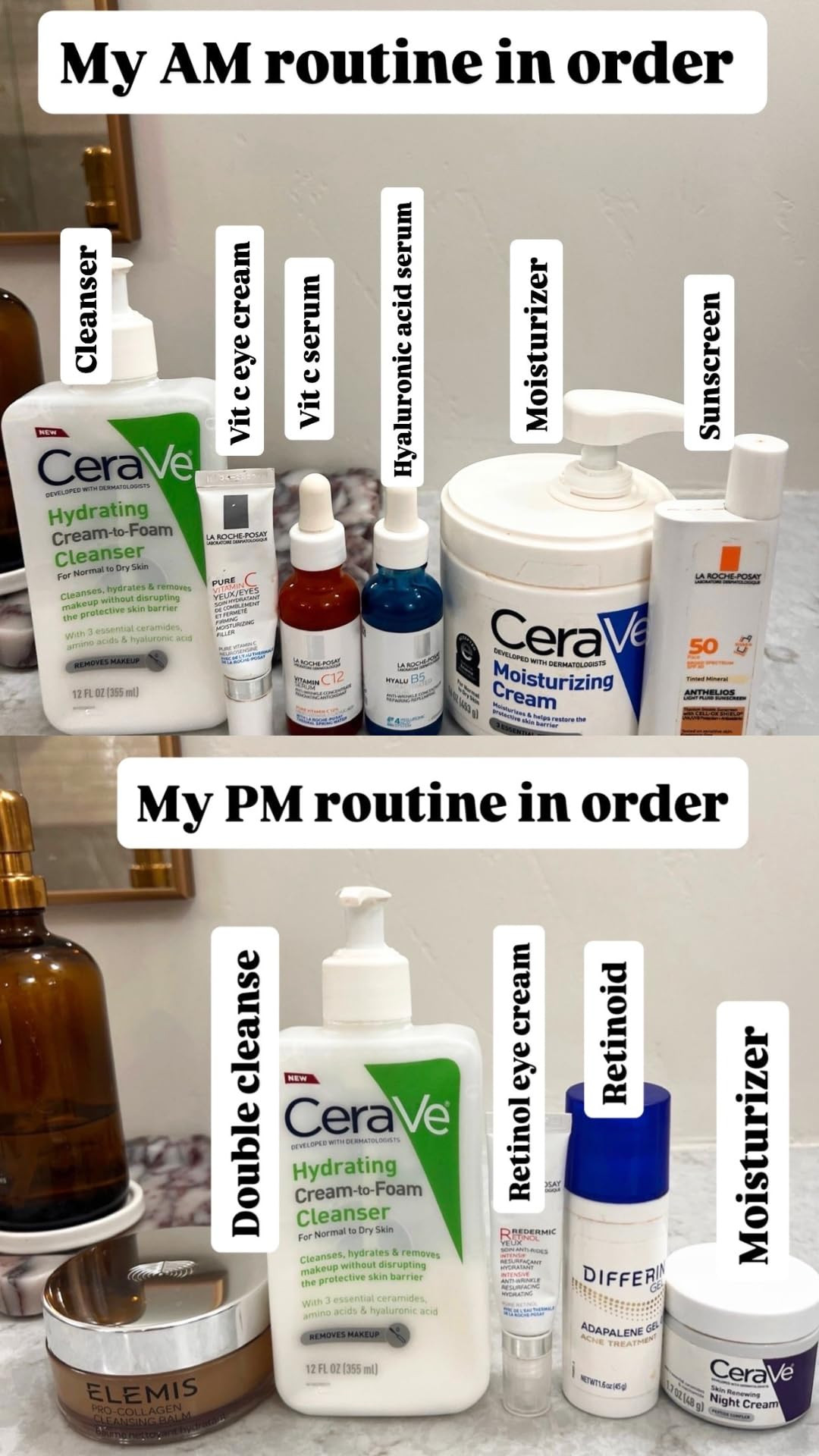 My AM and PM Skincare Routine! These products help keep my skin glowing!

 

 #LTKmomlife #LTKselfcare #LTKBeauty