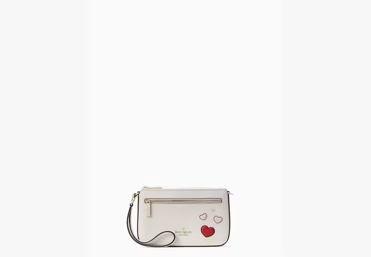 Valentines Day Capsule Convertible Heart Wristlet | Kate Spade Outlet