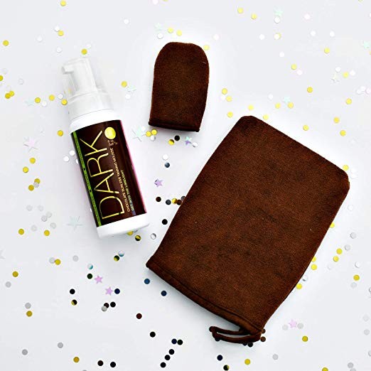 Tanning Starter Pack: 8 oz. Dark Chocolate Mousse + Applicator Mitts | Amazon (US)