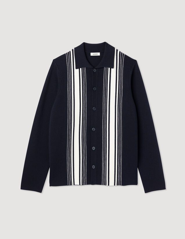 Cardigan with contrasting embroidery | Sandro (DE, FR & UK)