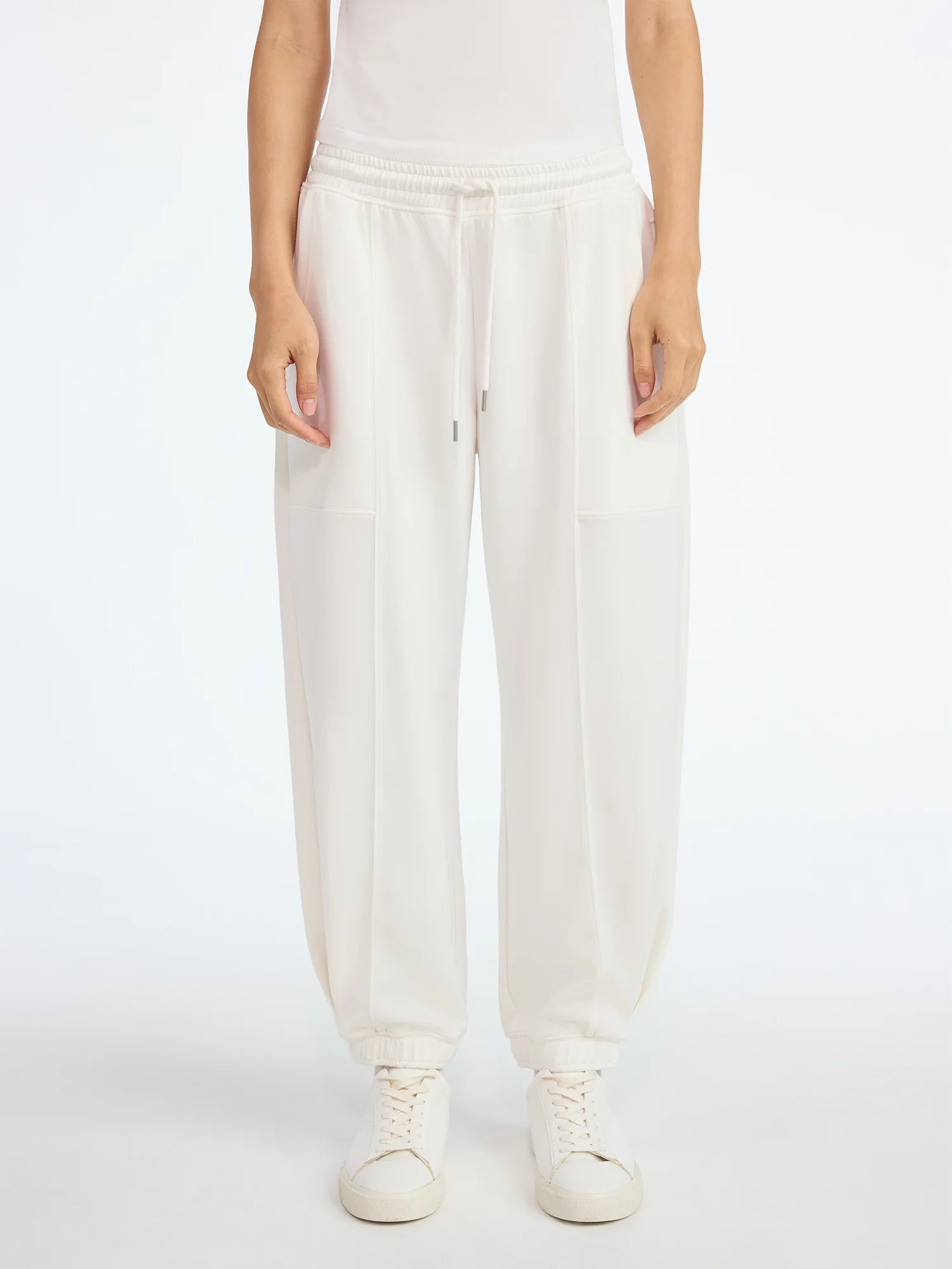 Scoop Women's and Women's Plus New Scubaknit Barrel Pants, Sizes XS-4X | Walmart (US)