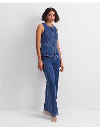 ALLEGRA DENIM VEST | David Jones (Australia & New Zealand)