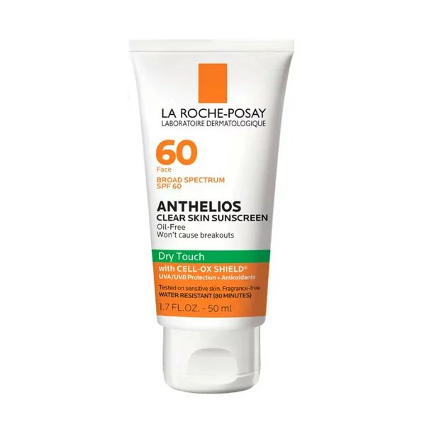 La-Roche Posay Anthelios 60 Clear Skin Oil Free Face Sunscreen SPF 60 1.7 FL. OZ. | Walmart (US)