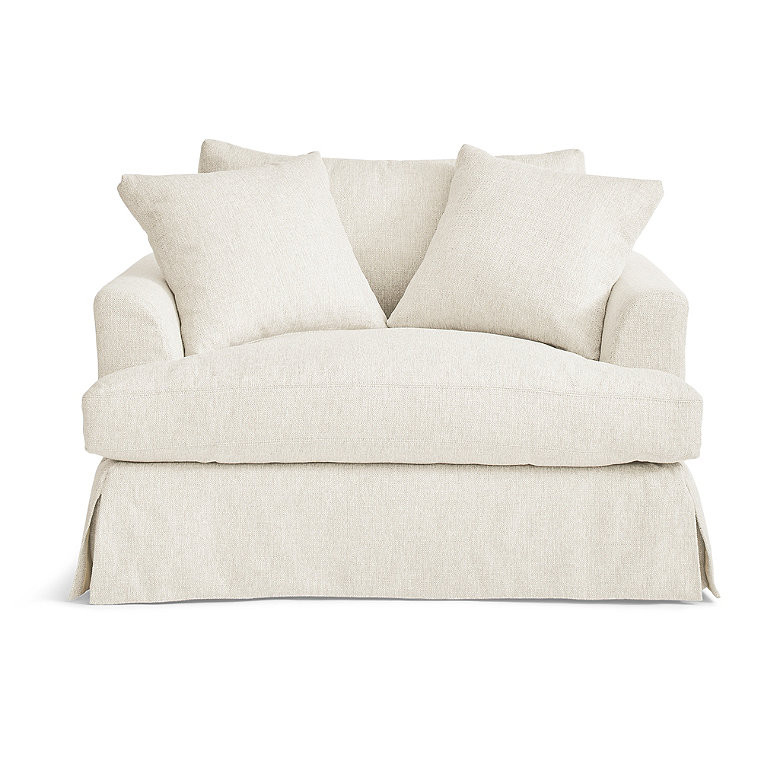 Ava Slipcovered Chair & a Half | Grandin Road | Grandin Road