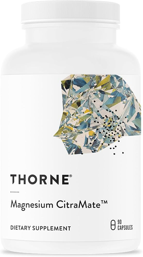 THORNE - Magnesium CitraMate - Magnesium Citrate & Malate Supplement - Supports Heart Health, Ske... | Amazon (US)