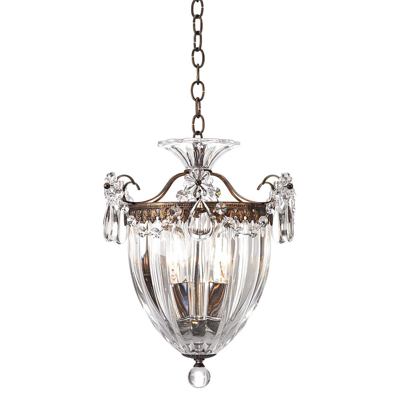 Schonbek Bagatelle Collection 10 1/2"W Crystal 3-Light Mini Pendant | Lamps Plus