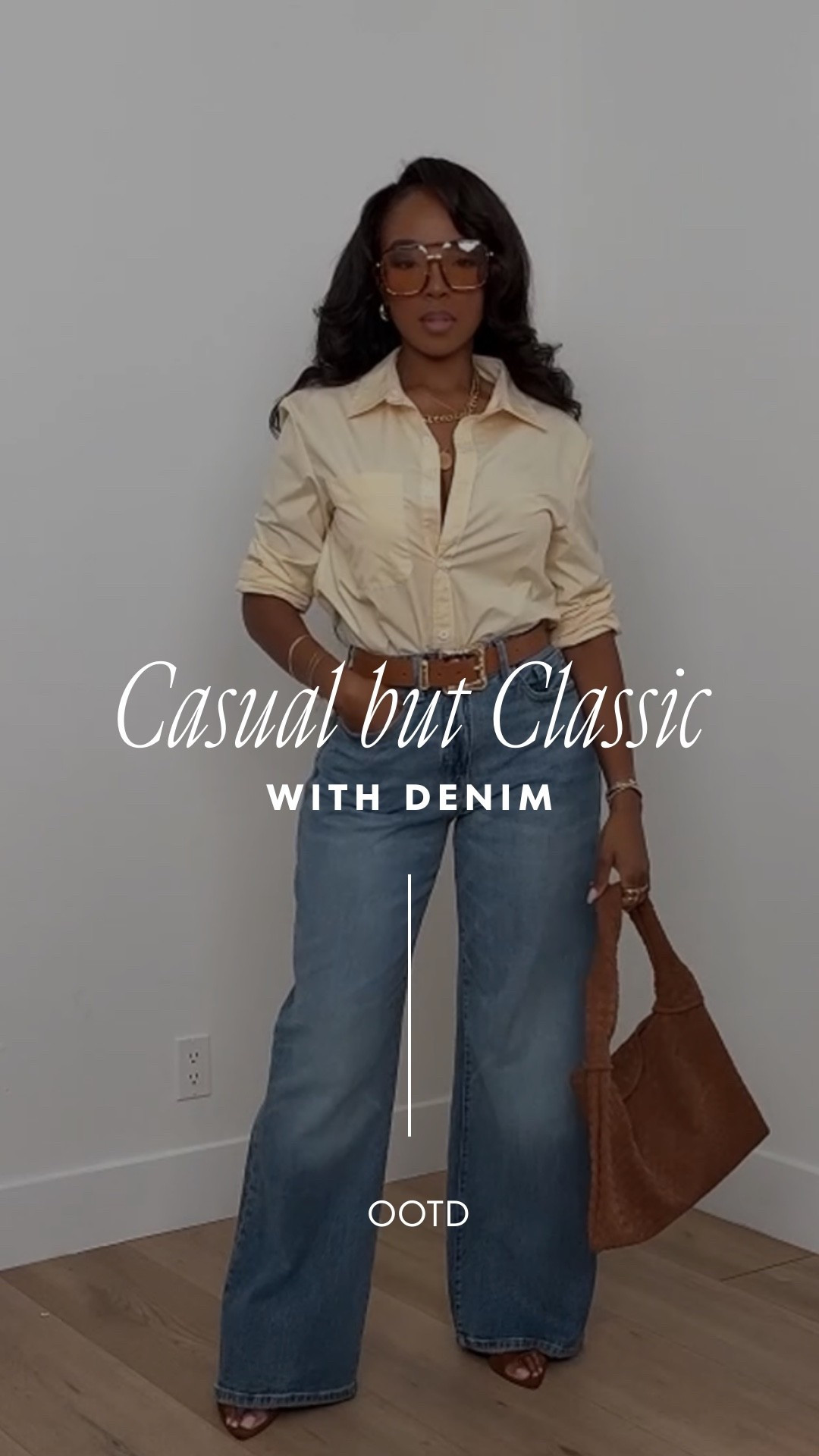 We love a classic outfit with a button up in a pair of jeans. This will always eat every single time. It doesn’t matter if it’s summer spring fall winter this outfit is going to be your go to. You can interchange the colors to change the belt but once you have a button up in a pair of jeans, you can conquer the world.

Size small I’m 5’4 | 140lbs | 36D -27 -40  IG & YT: kirasfashionfinds TT: kiraabboud 

#Outfitinspiration #fashionstyle #outfit #outfitideas #autumn #fallfashion #simpleoutfit #fall #momoutfit #casualoutfit #streetwear 

#LTKShoeCrush #LTKPetite #LTKFindsUnder100