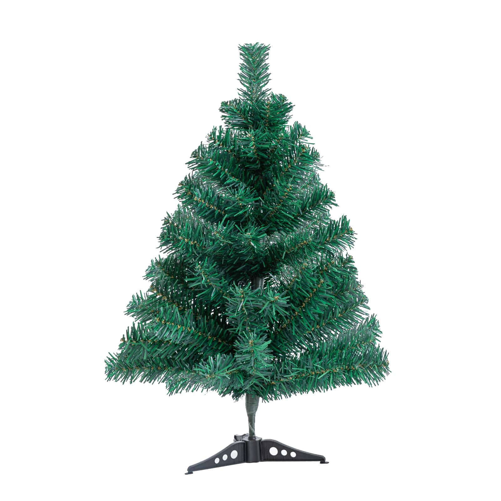2FT Artificial Christmas Tree, Green Tabletop Christmas Pine Tree with Plastic Stand Mini Xmas Tr... | Amazon (US)