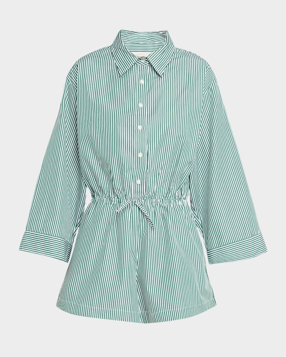 Freja Striped Playsuit | Neiman Marcus