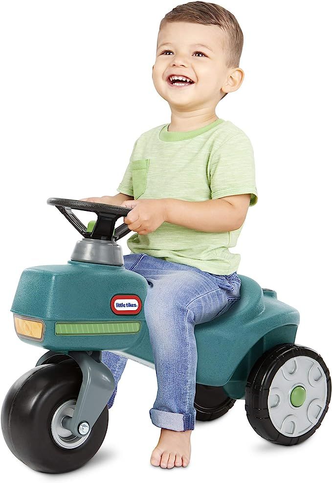 Little Tikes Go Green! Ride-On Tractor for Kids 1.5 to 3 Years | Recycled Plastic, 18.25 L x 11.0... | Amazon (US)