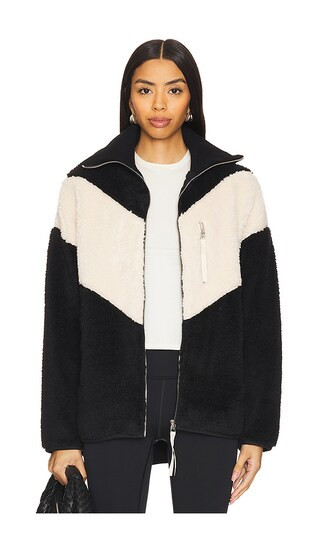 Corson Sherpa Jacket in Black & Sandshell | Revolve Clothing (Global)