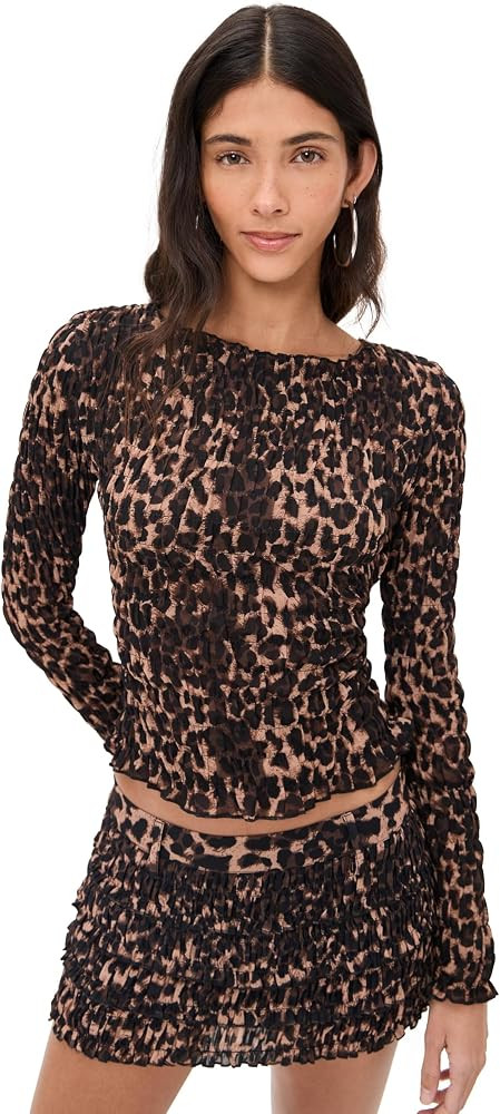 Women's Uno Tie Long Sleeve Top | Amazon (US)