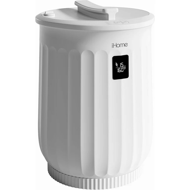 iHome 20L Luxury Full Sized Plastic Finish Towel Warmer Bucket with Adjustable Time Settings, 400... | Walmart (US)