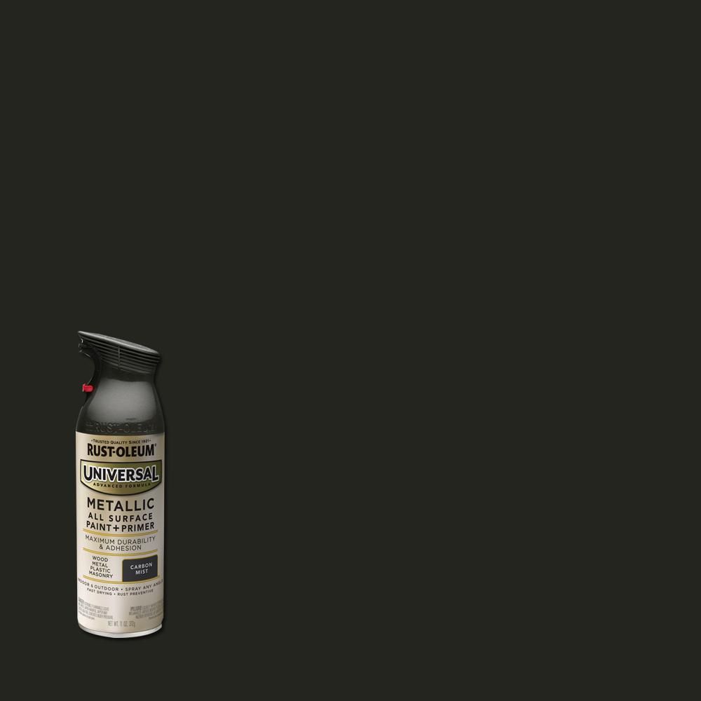 11 oz. All Surface Metallic Carbon Mist Spray Paint and Primer in One | The Home Depot