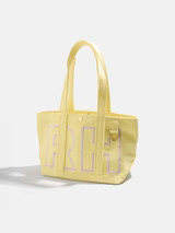 Custom Alpha Tote - Butter Yellow | BaubleBar