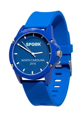SPGBK Unisex Bronco Royal Blue Silicone Band Watch | Belk