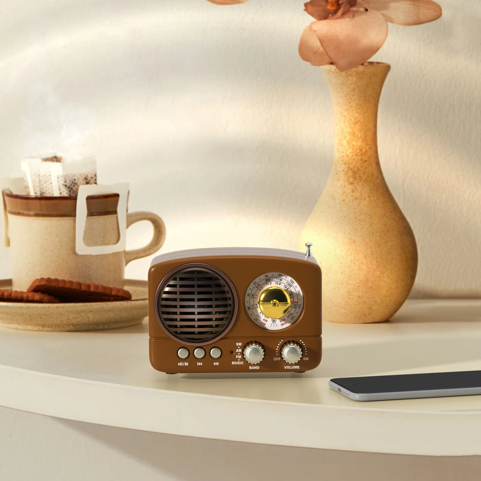 Vintage Retro Decorative Radio With Bluetooth | Wayfair North America