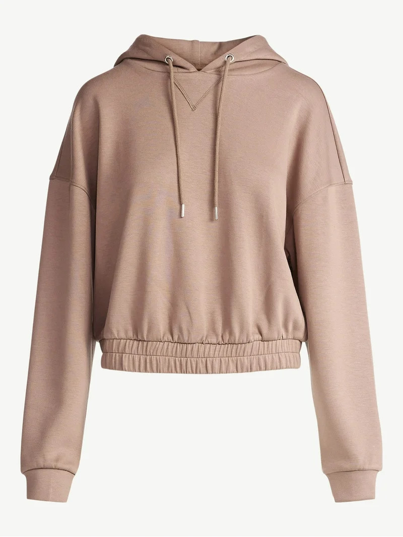 Scoop Women's New Scubaknit Pullover Hoodie, Sizes XS-XXL | Walmart (US)