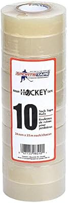 sports tape SportsTape Clear Hockey Tape - for Socks and Gear, Easy to Stretch and Tear (10 Pack)... | Amazon (US)