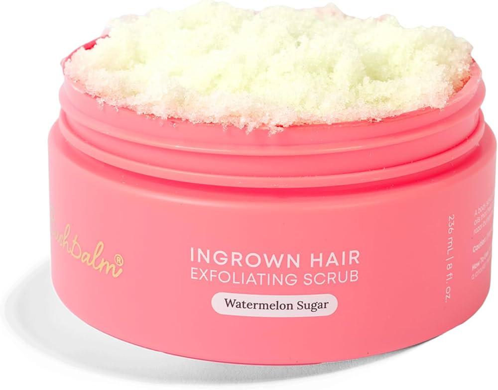 Bushbalm Ingrown Hair Exfoliating Scrub \u2013 Pre-Shave Sugar Scrub for Ingrown Hairs, Razor Bum... | Amazon (US)