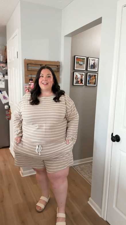 Comfy girl summer but make it cute 🤍☁️ This matching set is lightweight, relaxed, and SO good for everyday wear!

#LTKSaleAlert #LTKPlusSize #LTKootd