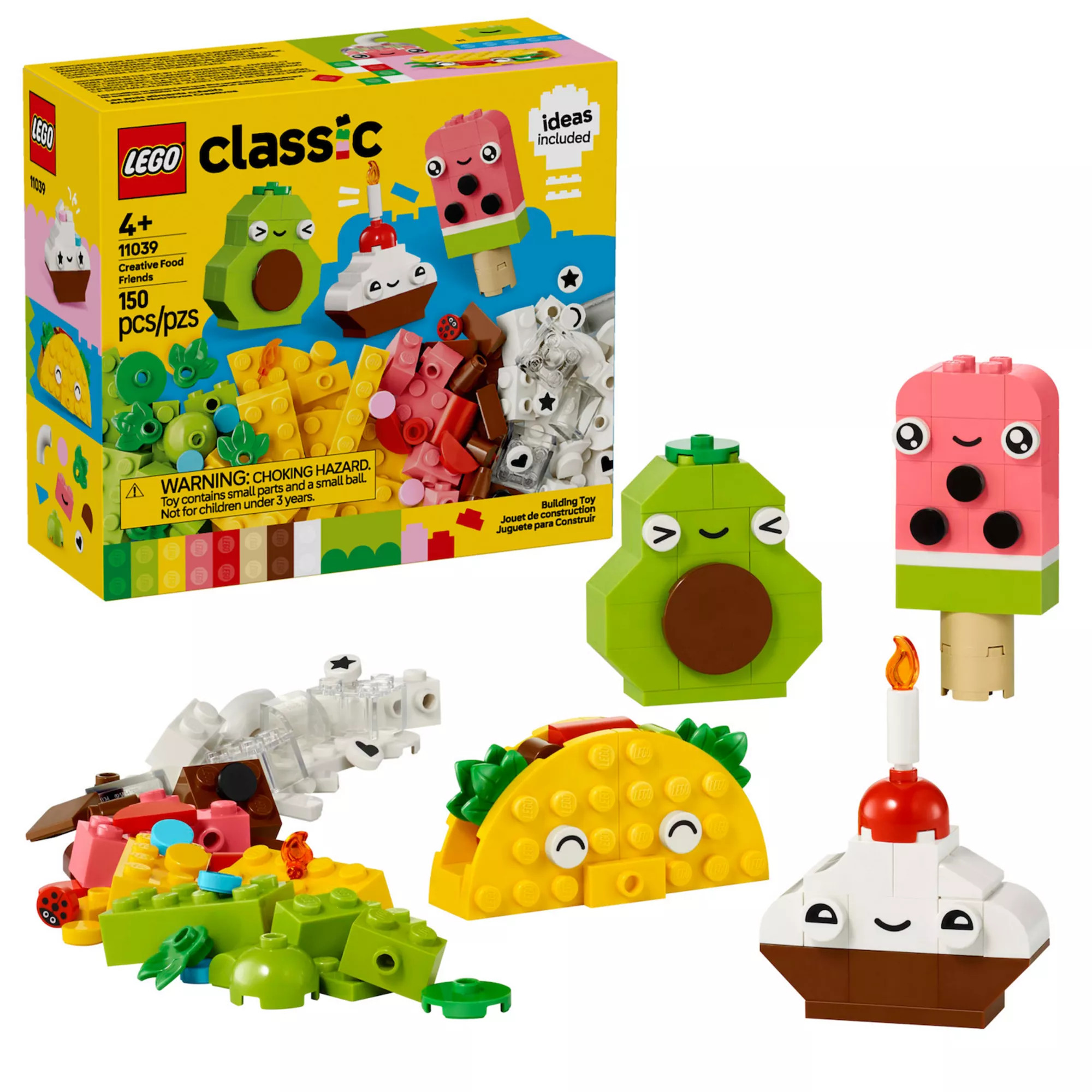 LEGO Classic Creative Food Friends 11039 Building Kit (150 Pieces) | Kohl's