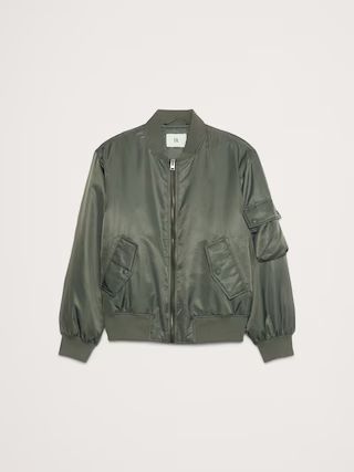 Nylon Insulated Bomber | Banana Republic (US)