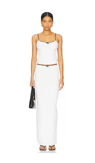 Koral Maxi Skirt Set in White | Revolve Clothing (Global)