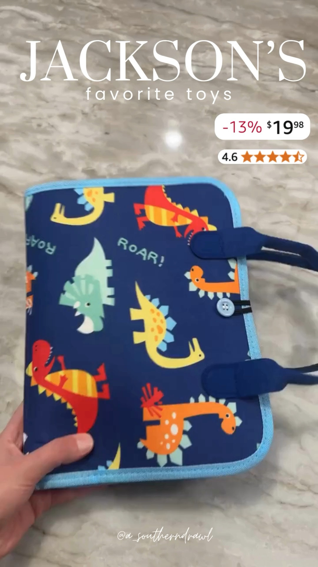 One of our favorite toys for Jackson!! This busy board is a great way to keep them occupied on the road or waiting for dinner🫶✨

Busy board, toddler activities, toddler finds, Amazon finds, travel favorite, travel essential, Walmart find, Grace White, A Southern Drawl

#LTKVideo #LTKFindsUnder50 #LTKKids