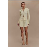 Erin Long Sleeve Button Cardigan - Ivory Marle | MESHKI US