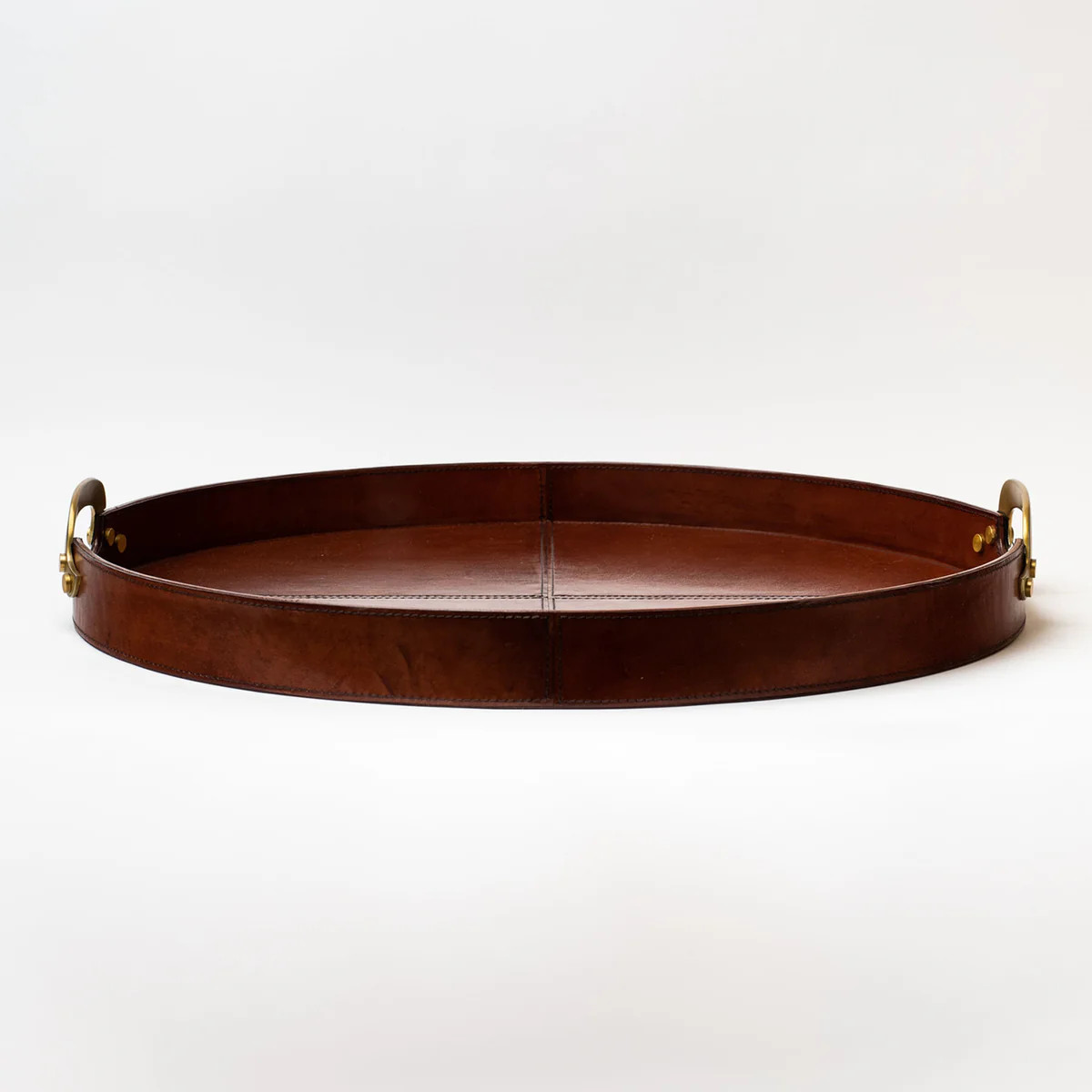 Aspen Leather Tray - Large | The Addison West