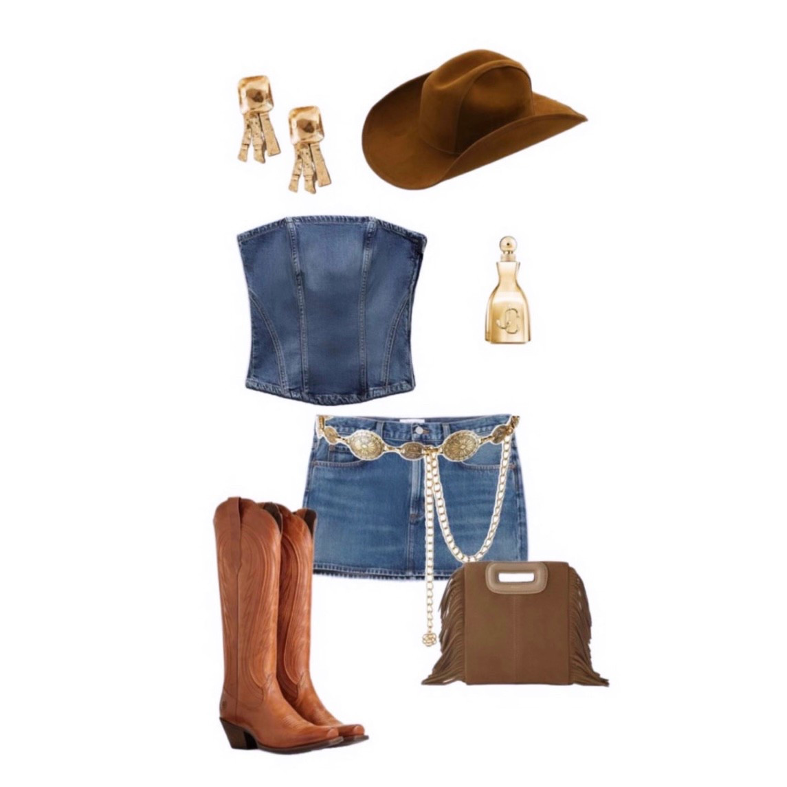 Denim on denim western look

#LTKWatchNow #LTKU #LTKFestival