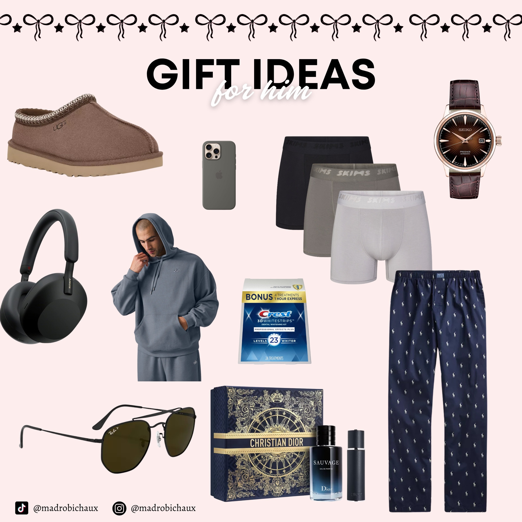 gift guide for the guy who has everything!

gifts for him, boyfriend gifts, dad gifts, gifts for men, skims underwear, men pjs, men’s style

#LTKGiftGuide #LTKHoliday #LTKMens