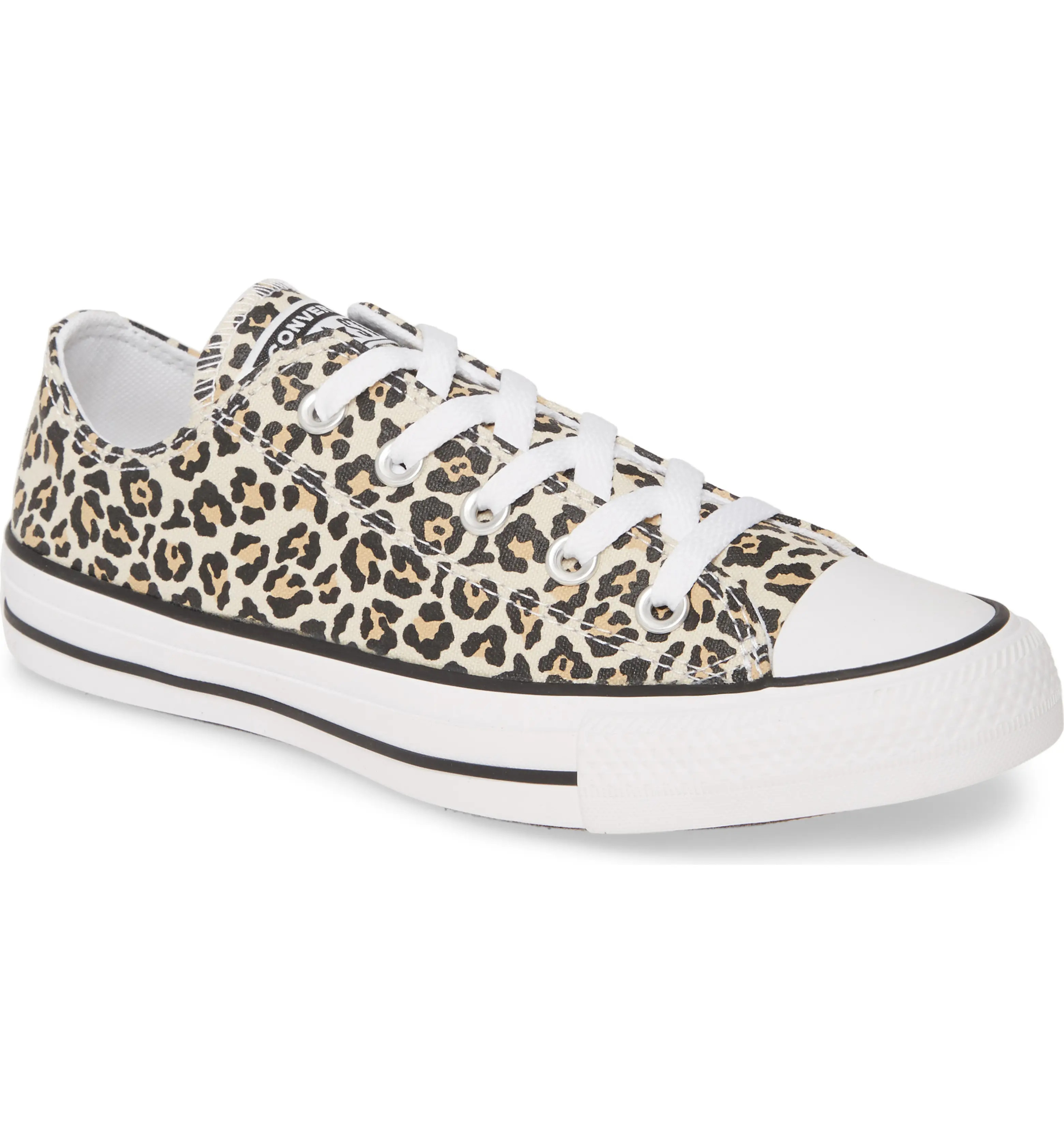 Chuck Taylor® All Star® Leopard Print Low Top Sneaker | Nordstrom