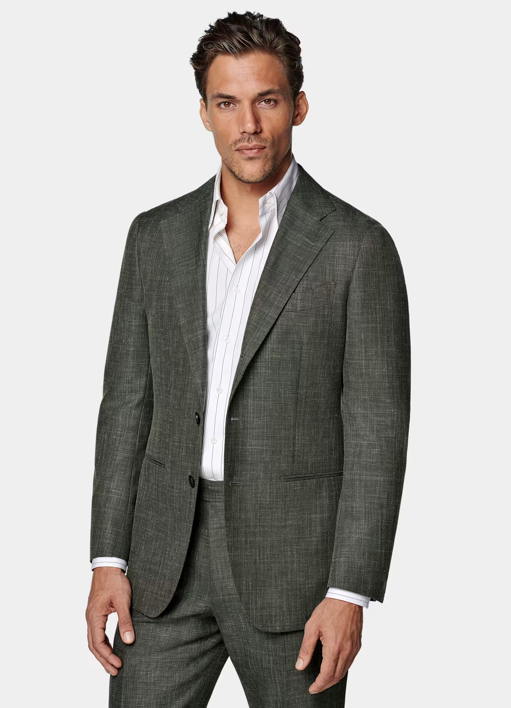 Dark Green Tailored Fit Havana Suit | Suitsupply (US)