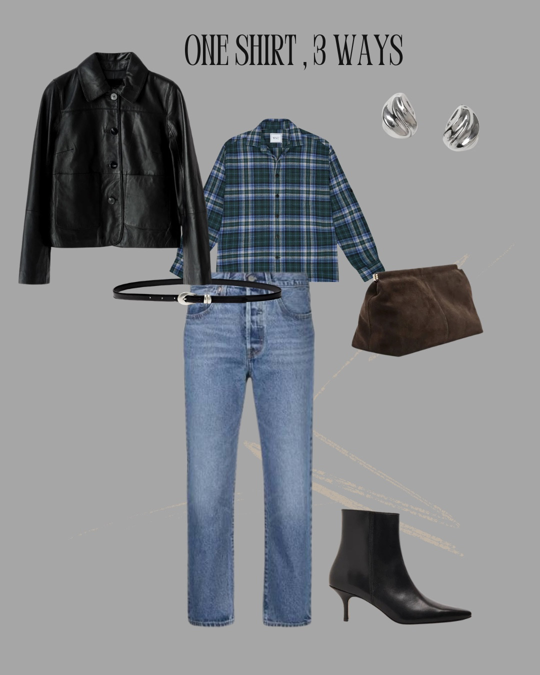 One Shirt, 3 Ways to Wear it. I’ve linked a cheaper alternative shirt from the men’s department at H&M as this one is a bit pricier, so good though! Also linked  more affordable jacket option. X

#LTKFashionMonth #LTKuk