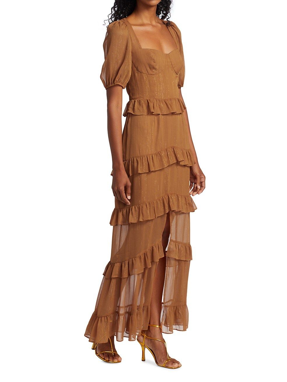 Cici Bustier Tiered Maxi Dress | Saks Fifth Avenue
