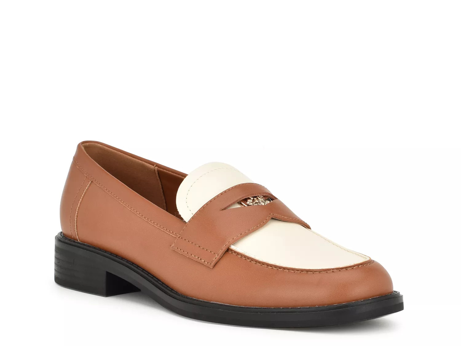 Nine West Seeme Penny Loafer | Women's | Brown | Size 8 | Loafers | Block | DSW