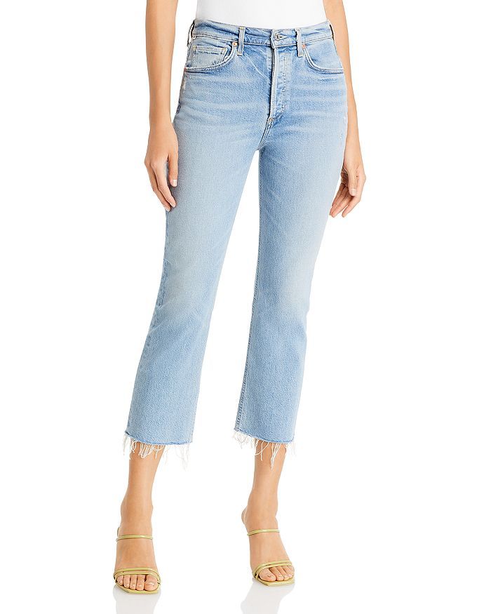 Isola High Rise Cropped Bootcut Jeans in Blue Moon | Bloomingdale's (US)
