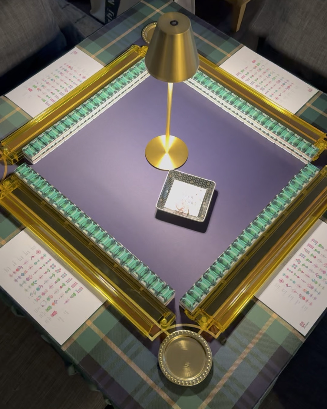 Martinis and Mahj! 
Mat @luxmahjong
Tiles: Emerald @ohmymahjong
#mahjong
#accessories


#LTKHome