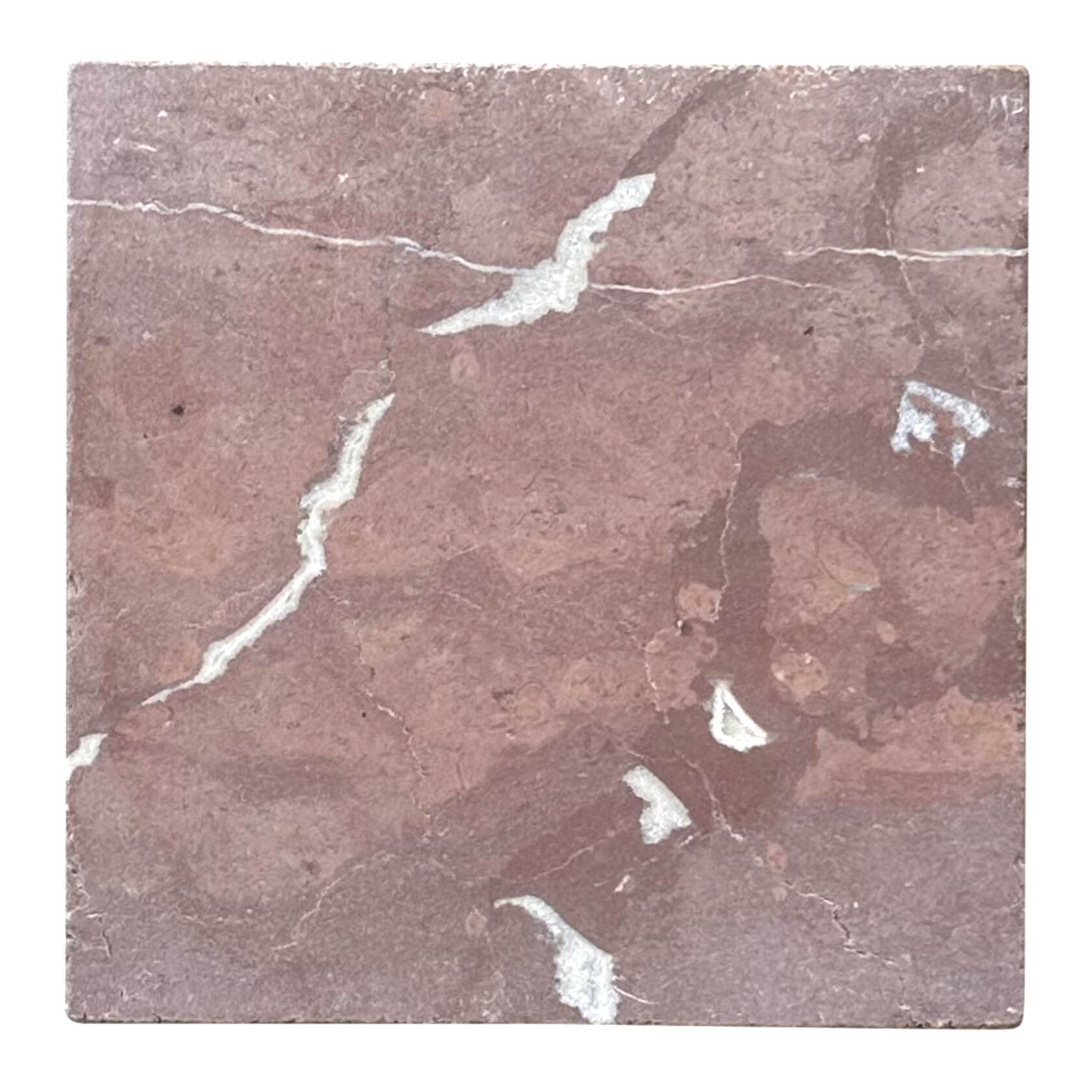 Isha 200 x 200mm Tumbled Merlot Marble Square Tile | Temple & Webster AU